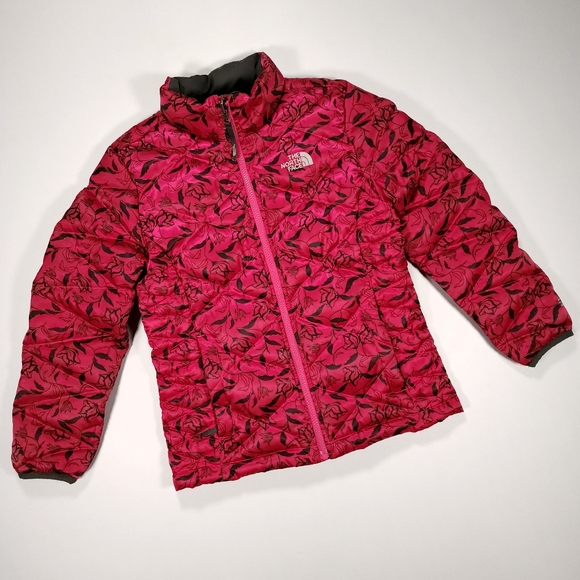 The North Face Girls Aconcagua Down Jacket Size Medium (10/12) Fusion Pink GUC! - Picture 2 of 12